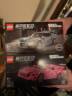 PRODÁNO: LEGO: 2 sety: Honda S2000 + Nissan Skyline