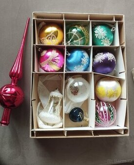 Retro vánoční ozdoby a špice