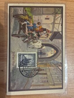 Doporučená pohlednice – Haida → Bürglitz (Česká Lípa)