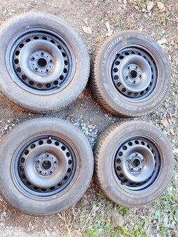 Ocelová Zimní sada Octavia,Golf 6x15 5x112 et43+ 195/65/15