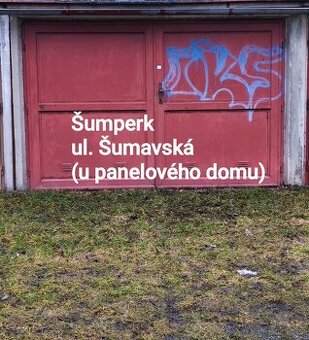 Garáž - Šumperk ul. Šumavská