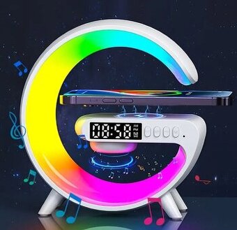 Hodiny,budík,bezdrátová nabíječka,lampička