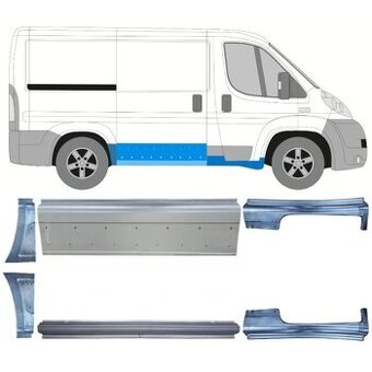 Opravný plech sada na Fiat Ducato 2006-2025 / Levá+Pravá