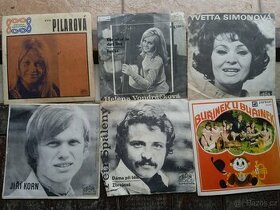 vinylové desky-Pilarová,Spálený,Vondráčková