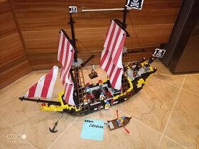 Lego 6285, Black Seas Barracuda, Pirates, Piráti, Loď