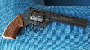 Flobert revolver ATAK Arms 6" cal. 6mm - černý, dřevo