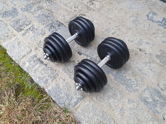 Jednoručky činky 2x40kg za 4990,-kč