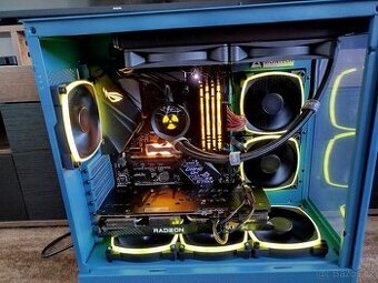 Kompet Počítač, Rýzen 5 2600x, 32 gb RAM, RX 6600 TX 8gb