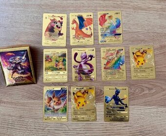 Pokémon kartičky zlaté