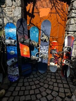 Soubor snowboard a lyže 8 kusů