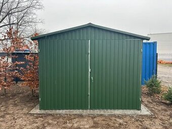Plechová garáž 3x4m - 1