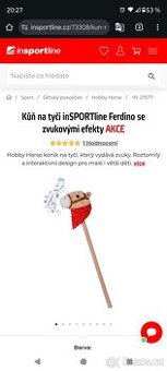 Kůň na tyči