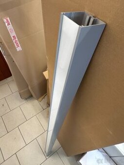 4x hliníkové liniové svítidlo na zářivku T5, 168cm. a 202cm