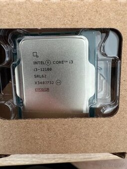 Intel Core i3‑12100 BOX (LGA 1700) + originál chladič