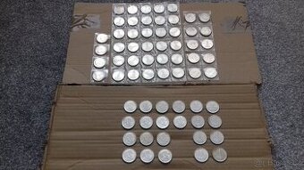 Stříbrné mince 66ks 5 RM říšské marky Třetí říše Ag 900/1000