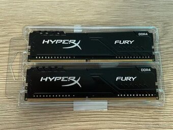 Prodám operační paměť Kingston HyperX Fury 2x8GB DDR4