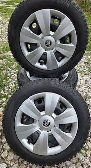 Pěkná zimní sada Škoda Fabia, Rapid 15" 5x100 185/60/15