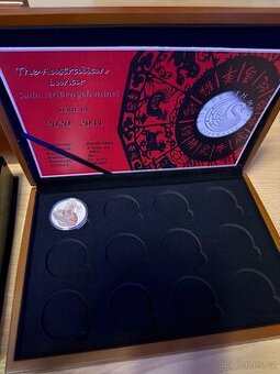 Luxusní etue Lunar III + mince 1oz Rok myši 2020