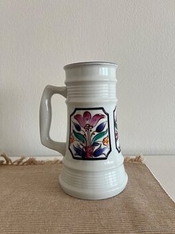 Porcelánový pivní džbán Made in Hungary