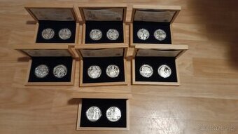 ČM Sada dvou tolarů Královské dvojice 7ks