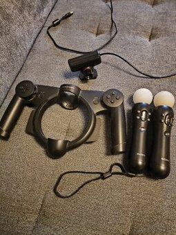 Ps3/Ps4 Move ovladače + volant a kamera