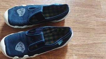 Modré papuče Befado vel. 34