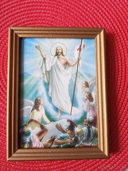 Křesťanský obrázek - Vzkříšení Krista - 1