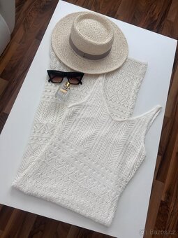 Letní háčkované šaty, Zebra Fashion, 34/36