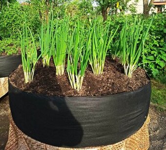 textilní květináč záhon černý 1 ks obsah 330 l / výška 30 cm