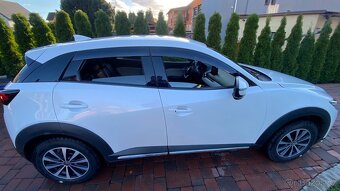 Průvanové plexi, deflektory,,clony proti dešti Mazdu CX-3,