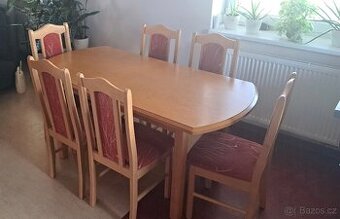 Jídelní stůl + 6 židlí