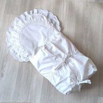 Zavinovačka včetně vložky s madeirovou výšivkou