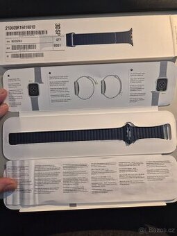 Apple kožený řemínek Leather Loop 44mm