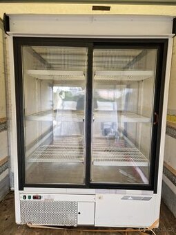 Dvojitá prosklená lednice