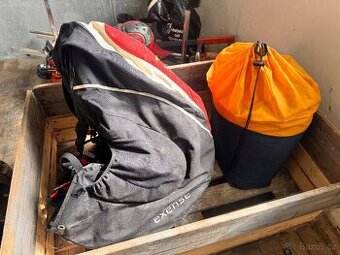 Sedačka, padák, paragliding