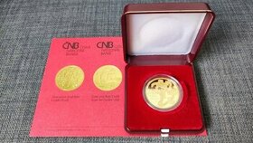 5000 Kč Zlatá mince Hrad Rabí - PROOF, velmi vzácná