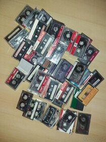 MC 40 x použité nahrané přehratelné kazety