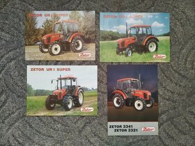 Prospekty traktorů Zetor - 1