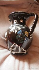 Džbán, keramika, ručně malovaný