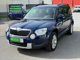 ► ŠKODA YETI 2,0 TDI 4x4 - 125 kW, PARK. SENZORY, NAVI ◄