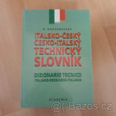 Italský TECHNICKÝ slovník NOVÝ