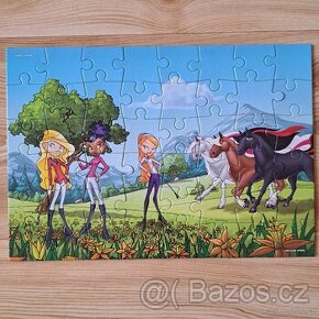 Puzzle koníci - Horseland 48 dílků - 1