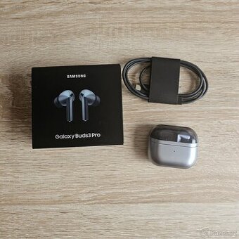 Samsung Galaxy Buds3 Pro stříbrné