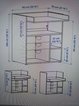 Přebalovací stůl IKEA - 1