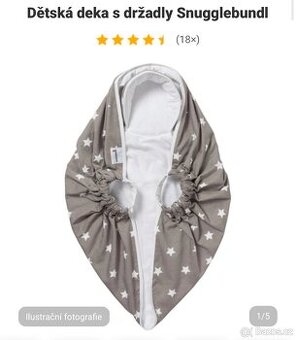 Dětská deka s držadly Snugglebundl