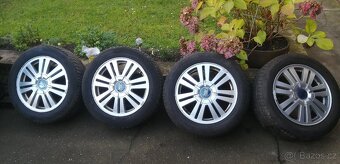 Alu kola orig. Ford 16 se zánovníma pneu 205/55/16, letní