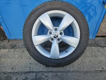 Alu R15 Carmen + zimní Goodyear 185/60/R15, Fabia 3
