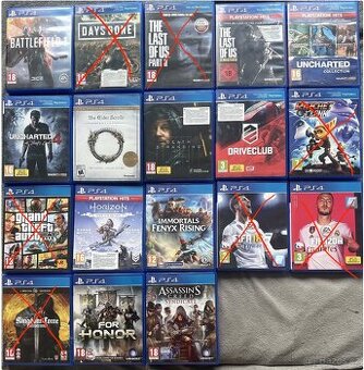 Hry na Play Station 4 (PS4)