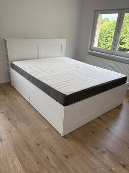 Postel dvoulůžko s úložným prostorem 160x200 - 1