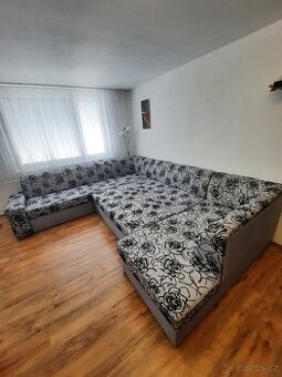 Sedací souprava do tvaru U - rozkládací